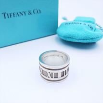 ティファニー アトラス ワイド リング 10号 シルバー SV925 指輪 TIFFANY アクセサリー レディース 箱付き_画像2