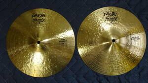 ③　Paiste　Twenty　１3インチ　hihat 上下　綺麗です。