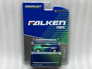 即決 グリーンライト 1/64 FALKEN TIRES 2015 日産 GT-R (R35) ファルケン 紙製コンテナ付き Tarmac 限定 少難有り 未開封品 希少 絶版