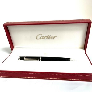1円スタート 極美品 Cartier カルティエ ボールペン ディアボロ ドゥ ツイスト式 筆記用具 シルバー 箱付きの画像2