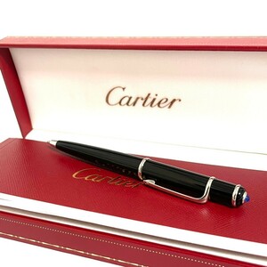 1円スタート　極美品 Cartier カルティエ ボールペン ディアボロ　ドゥ　ツイスト式 筆記用具　シルバー　箱付き