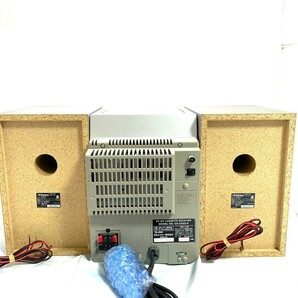 １円スタート Victor コンポ スピーカー CA-UXZ2-S SP-UXZ2-S 通電確認 動作確認済み ビクター システムコンポ MD CD カセットの画像4