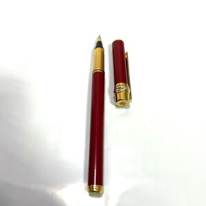 １円スタート カルティエ Cartier ボールペン キャップ式 トリニティ レッド 筆記用具の画像2