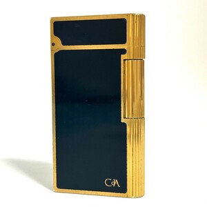 1 jpy start CARAN d'ACHE Caran d'Ache roller type gas lighter lighter Gold black 