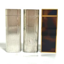  Cartier カルティエ ライター まとめ ガスライター 五角形 ローラー式 喫煙具　箱付き b2_画像5