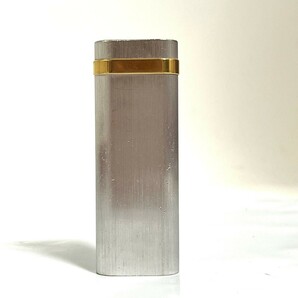 １円スタート Cartier カルティエ ライター ガスライター ローラー式 ゴールド シルバー 喫煙具 喫煙グッズ 箱付き b7の画像4