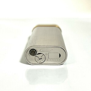 １円スタート Cartier カルティエ ライター ガスライター ローラー式 ゴールド シルバー 喫煙具 喫煙グッズ 箱付き b7の画像10