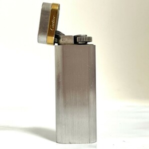 １円スタート Cartier カルティエ ライター ガスライター ローラー式 ゴールド シルバー 喫煙具 喫煙グッズ 箱付き b7の画像5