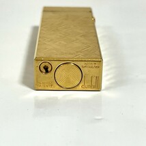 １円スタート dunhill ダンヒル ライター ガスライター ゴールド ローラー式 喫煙具 喫煙グッズ 箱付き　 b13_画像9