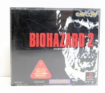 PS1 バイオハザード2 BIOHAZARD2 シールあり PlayStation 初代プレイステーション 中古ソフト◎00_画像1