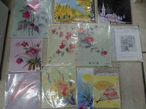 shi..... японская бумага .... набор для изготовления японская бумага карточка для автографов, стихов, пожеланий комплект много . суммировать супер-скидка 1 иен старт 