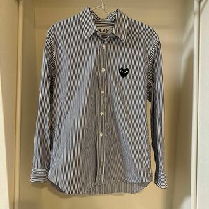 play comme des garcons ストライプシャツ　Sサイズ