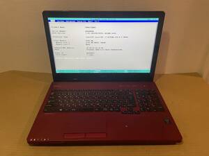 FUJITSU LIFEBOOK AH77/U Core i7-4722HQ 2.4GHz/ memory 8GB/HDD none / Blue-ray UJ272/15.6 -inch FHD1920×1080/BIOS start-up [ Junk ]