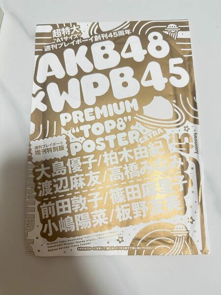 AKB48 週刊プレイボーイ創刊 45週年 増刊特別販売