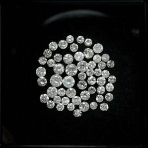 ★おまとめ天然ダイヤモンド 最高級 2.180ct ラージメレ 1.8mmUP ルース 宝石 ジュエリー jewelryの画像2