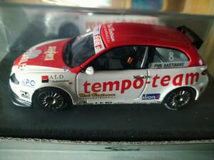 Alfa Romeo 147 GTA Cup Tempo Team Racing No.8 2003 Bastiaans （1/43スケール S0482）