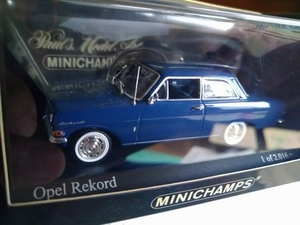 PMA 1/43 Opel Rekord A レコルト 1963 (R.ブルー)