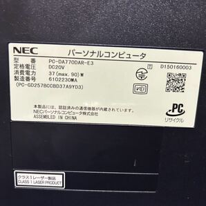 NEC LAVIE Desk All-in-oneデスクトップPC 第6世代CPU 液晶不具合ジャンク品 の画像6