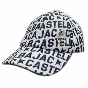 2024 New [Castelba Jack] Мужская шляпа для крышки белый 7234191155-01 Castelbajac Golf Casual Стильный подарок @