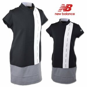 2024春夏新作★ニューバランス★レディース ワンピース M（9号・1) 黒 012-4124501-10 new balance ゴルフ おしゃれ @