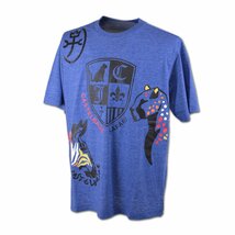 2024春夏新作【カステルバジャック】メンズ 半袖Tシャツ L(48) 青 7214272118-57 CASTELBAJAC カジュアル ポップ おしゃれ @_画像1