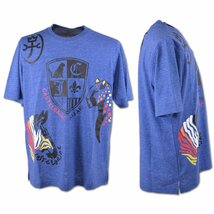 2024春夏新作【カステルバジャック】メンズ 半袖Tシャツ M(46) 青 7214272118-57 CASTELBAJAC カジュアル ポップ おしゃれ @_画像2