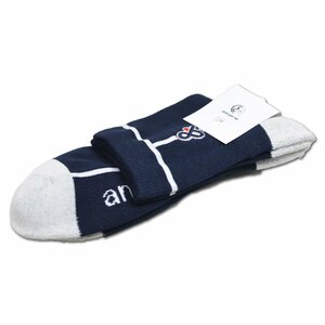 2024 Новые [Ampasi Men's] Носки Носки Темно-синий AMS8014-30 и Per Se Короткая длина Гольф Крутой Модный Подарок Из Японии @