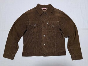 ■70’s～♪VINTAGE USA製 Levi’s 70505 - 1529 Corduroy Trucker Jacket ヴィンテージ リーバイス コーデュロイ ジャケット 40【M～L】■