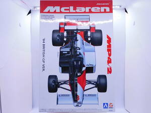 ☆ AOSHIMA BEEMAX McLaren MP4-2 "84 BRITISH GP Ver" アオシマ マクラーレン 1/20 ☆