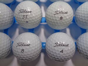 [6312A1] タイトリスト プロ ブイワン Titleist PRO V1 23年 白 30球 ロストボール 【中古】