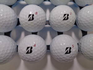 [6410A35] ブリヂストン ツアービーエックス BRIDGESTONE TOUR BX 23年 白 20球 ロストボール 【中古】