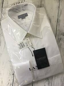 未開封　LANVIN collection/ランバンコレクション　サイズ 38-78　日本製/綿100% 高級ドレスシャツ