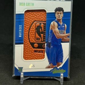 2020-21 panini absolute basketball NBA カード JOSH GREEN RC ルーキー ５シリアル NBAロゴ logomanの画像1