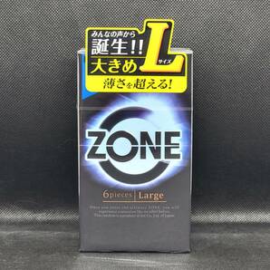 【匿名配送】【送料無料】 コンドーム ジェクス ZONE ゾーン Lサイズ 6個入×3箱 スキン 避妊具 ゴムの画像2