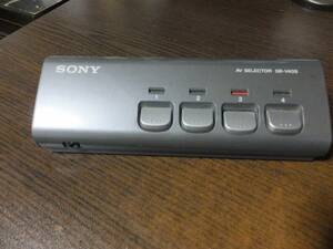 SONY AVセレクター 赤白黄ピン＋S端子　4in 2out (赤白黄ピン＋S端子、3.5mmステレオ) SB-V40S