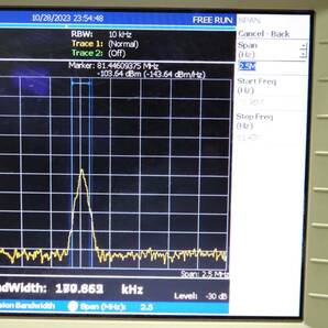 動作確認済 Tektronix RSA3303A スペクトラムアナライザー 3GHz Real-time Spectrum Analyzerの画像2