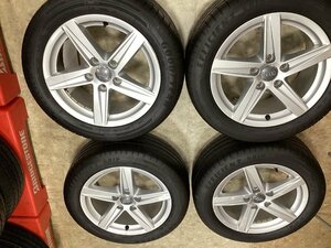 アウディA3(８V純正)　16×７J　５H112+48　グットイヤー　エフィシエントグリップ　205/55R16　夏タイヤホイールセット！