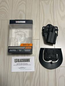 実物 Blackhawk SERPA CQCホルスター グロック19用 右