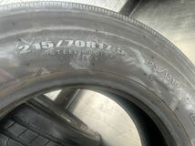 2020年 DUNLOP 215/70R17.5 123/122L DECTES SP122 バリ山2本、10.32mm前後_画像6