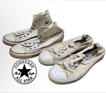 1円～売切★レディース CONVERSE ALL STAR/コンバース オールスター 大量 12足セット★古着卸 24～26.5㎝ 難あり まとめ売り No.KT-J-6_画像3