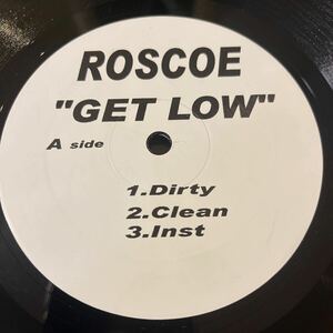 ROSCOE/GET LOW/Ride out/Hypnotized/レコード/中古/CLUB/DJ/HIPHOP