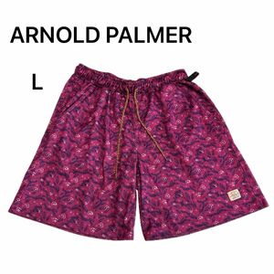 ARNOLD PALMER アーノルドパーマー　ショートパンツ　ハーフパンツ　レディース　パンツ　スポーツ　ジャージ　L 花柄