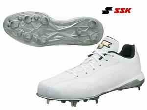 SSK SSK Baseball Spike SSF3200 Glow Road TT-LW Белый Спайк 26.0 см средней школы, совместимая с смолой, фиксированная смола, фиксированная крошка