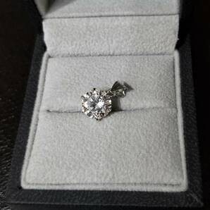 ※※美しい輝き※※【ペンダントトップ◇2.62ct'最高級'ダイヤモンド'ペンダントトップ8mm◆純正Pt900】の画像1