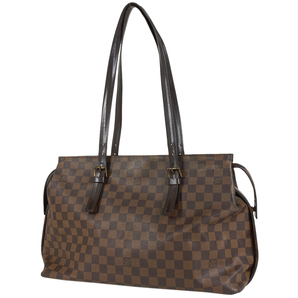 ルイ・ヴィトン Louis Vuitton チェルシー トートバッグ 肩掛け トートバッグ ダミエ ブラウン N51119 レディース 【中古】の画像1