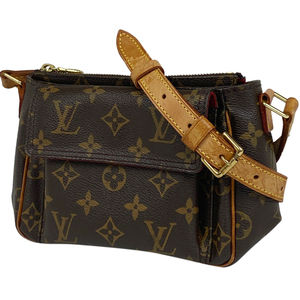 ルイ・ヴィトン Louis Vuitton ヴィバ シテ PM 斜め掛け ポシェット ショルダーバッグ モノグラム ブラウン M51165 レディース 【中古】