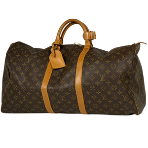 ルイ・ヴィトン Louis Vuitton キーポル 55 ハンドバッグ 出張 ビジネス ボストンバッグ モノグラム ブラウン M41424 レディース 【中古】