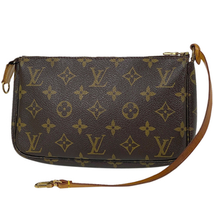 ルイ・ヴィトン Louis Vuitton ポシェット アクセソワール メイク コスメ アクセサリーポーチ モノグラム ブラウン M51980 レディース 中古