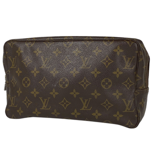 ルイ・ヴィトン Louis Vuitton トゥルース トワレット 28 セカンドバッグ 化粧ポーチ モノグラム ブラウン M47522 レディース 【中古】