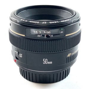 キヤノン Canon EF 50mm F1.4 USM［ジャンク品］ 一眼カメラ用レンズ（オートフォーカス） 【中古】